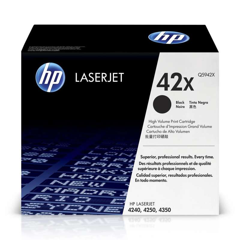 HP 42x (Q5942x) Original LaserJet Toner Cartridge