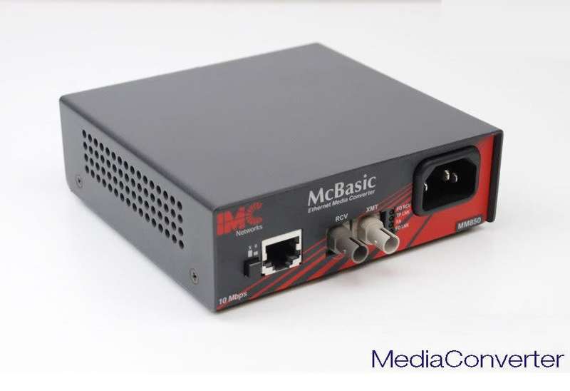 IMC McBasic Ethernet Media Converter MM850  10Mbps