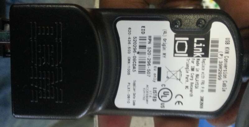 IBM USB KVM Conversation Cable 39M2899