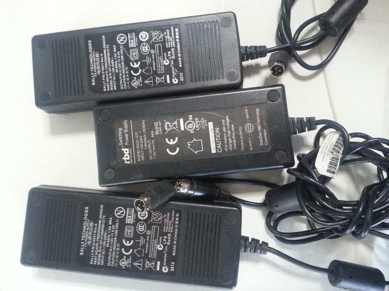 12V 6.5A DC 3 Pin Switching Power Supply Adapter Charger