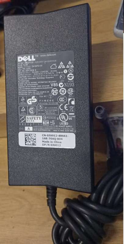 Dell 19.5V 3.34A Original Laptop Charger 130W AC Power Adapter  DA130PE1-00