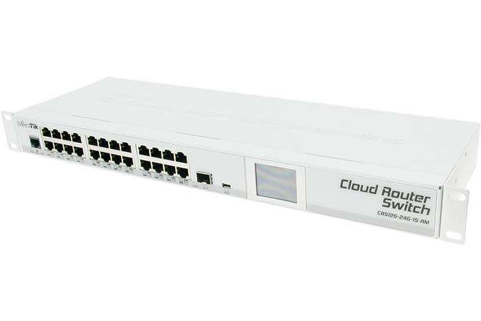 MikroTik CRS125-24G-1S-RM Cloud Router Switch