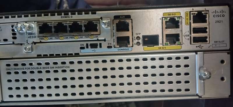 Cisco 2921/K9 Integrated Services Router