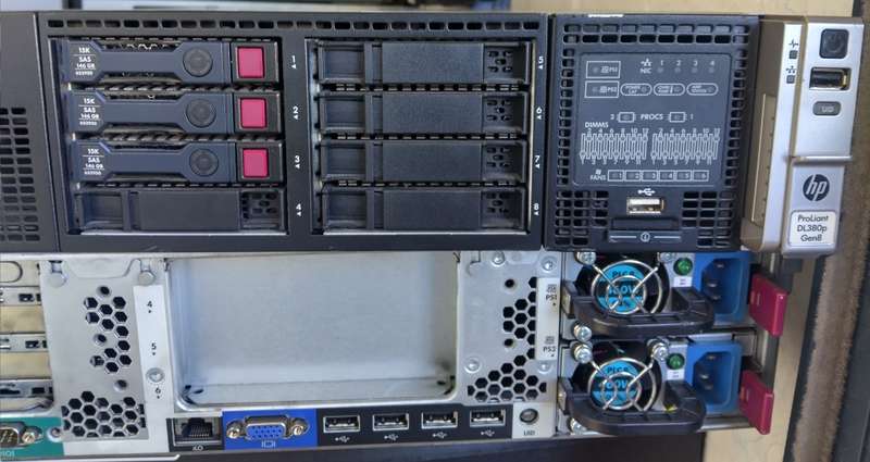 HP ProLiant DL380p G8 Gen8 Server 2x Xeon E5-2640 @2.50GHz 48GB