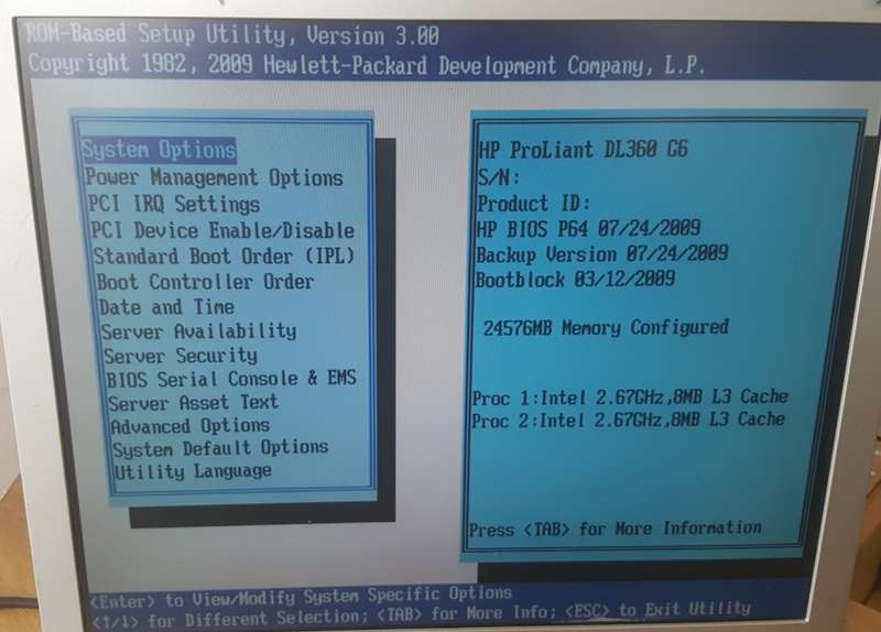 HP ProLiant DL360 G6 Gen6 Server 2x Xeon X5550 @2.67GHz 24GB
