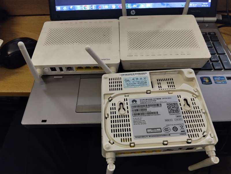 Huawei HG8546M - GPON ONT- Router (1xGPON, 1x GE, 3xGE, 1xPOTS, Wi-Fi, USB)