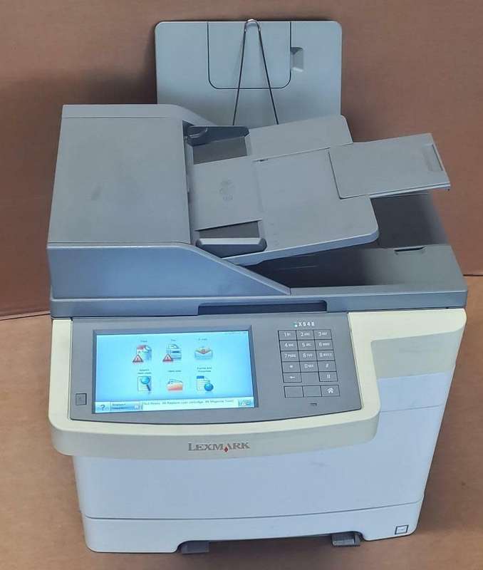 Lexmark LaserJet X548 A4 Color Laser Printer Prints Color plus black and white