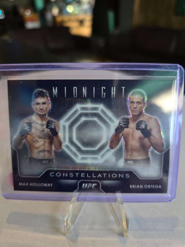 2024 TOPPS UFC MIDNIGHT - Constellations - Max Holloway - Brian Ortega - Moonbeam CO-3