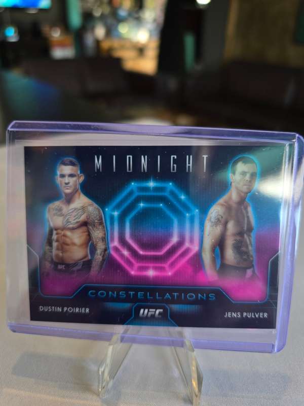2024 TOPPS UFC MIDNIGHT - Constellations - Dustin Poirier - Jens Pulver - C0-8