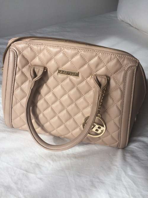 Beige Barrel Bag by Sissy Boy