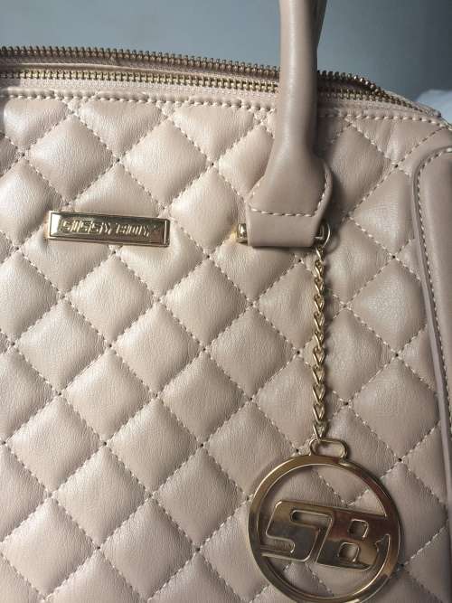 Beige Barrel Bag by Sissy Boy