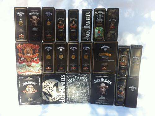 Various Jack Daniels Tins