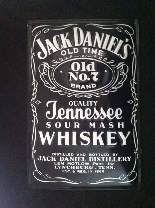 Jack Daniels Tin Wall Plaques 10 items in total