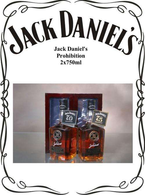 Jack Daniels Prohibition Set - 2x750ml