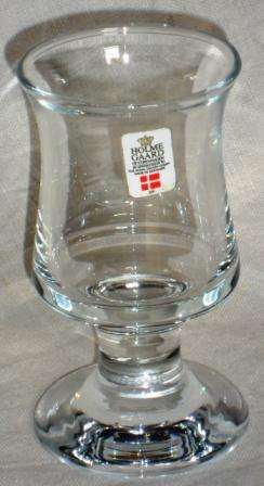 Retro, Holmegaard, Denmark, "Ships clear" red wine glass designed by Per Lutken