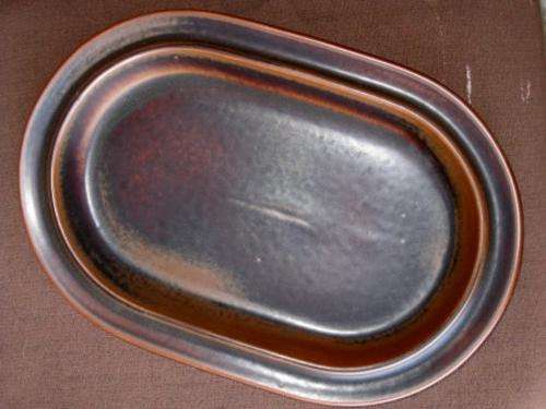 Arabia, Finland Ruska platter (36.5 x 24.5 cm)