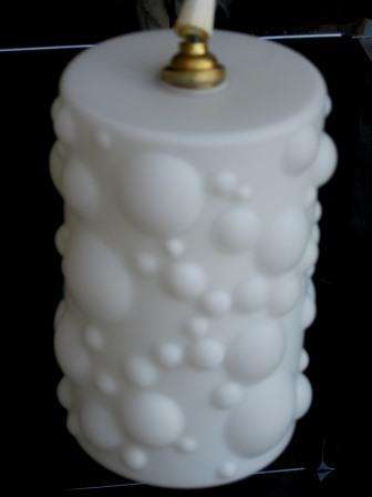 Retro 1960s cased glass pendant shade