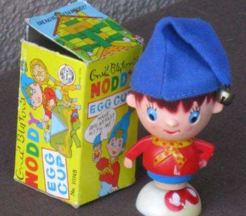 Retro 1970s 'breakfast with Noddy' egg cup in the original box!