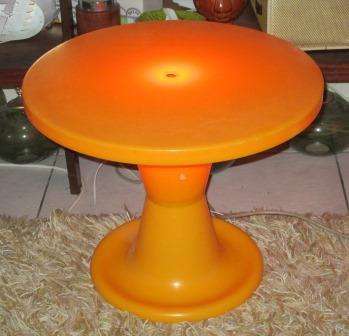 Rare retro Orth Plast, Denmark light table designed by Ole Gerlov-Knudsen and Torben Lind in 1973