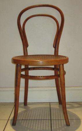Antique bentwood chair designed by Michael Thonet, Germany in 1859