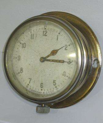 RARE Russian (Soviet) Vostok 8 day mechanical submarine clock c1951 Good working condition