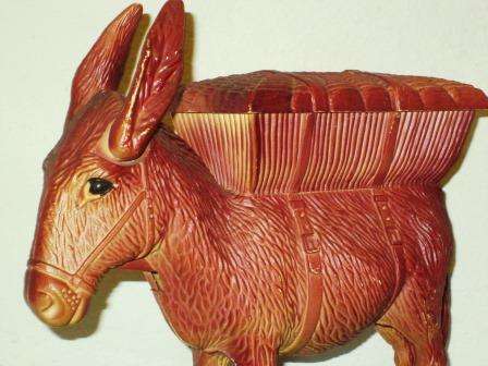 Retro Novel 1960s Plastic Donkey Cigarette Dispenser