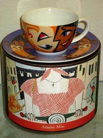 Large Ritzenhoff Amore Mio cappuccino cup designed by E Spengler Castillo in 2004