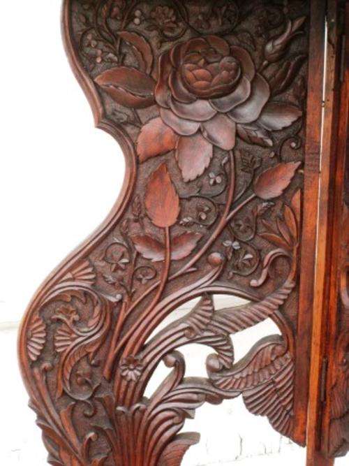Antique Victorian  Anglo Indian occasional table by master carver Jubbar Khan -R14 000