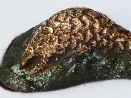 "Armadillo" bronze by South African sculptor Keith Calder Value: R4500