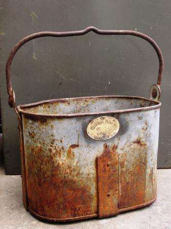 Antique Boer War Era British Royal Navy Rum Or Grog Mess Bucket By Sellman & Hill Wolverhampton
