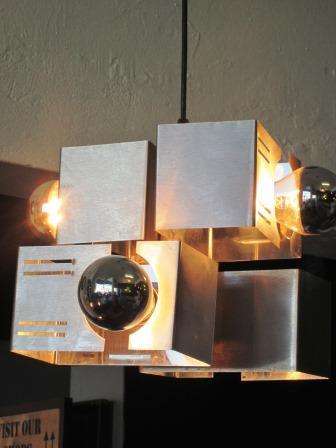 Retro Mid Century Space Age 1970's Philips Chandelier