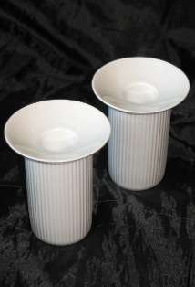 Pair of Arzberg candle holders
