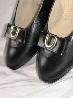 Vintage Bally "Lima Grace", genuine leather shoes, size: 8 (wider fitting)