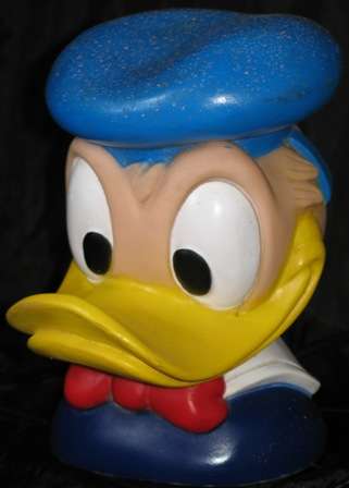 Retro 1980s Donald Duck night light ( 18 cm x 11 cm )