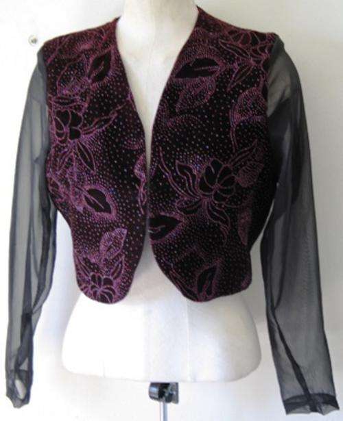 Vintage 1980s Helene Stevenson jacket, size: small