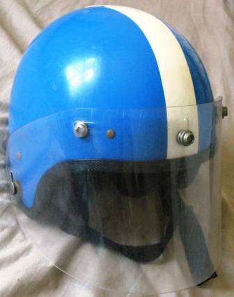 Vintage, retro, 1970s Vespa / motorbike helmet, size: medium
