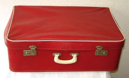 Retro, 1960s, suitcase ( 66 x 44 x 22 cm )