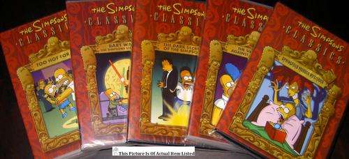 The Simpsons. 5 Original Sealed DVD's of Classic Episodes.