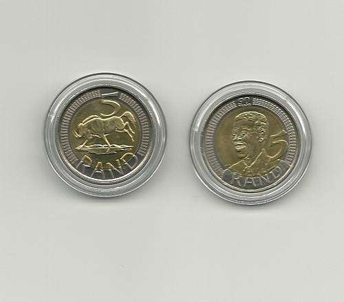 Uncirculated Encapsuled 2008 Birthday and 2010 R5 COINs!!! ONE BID TAKES BOTH