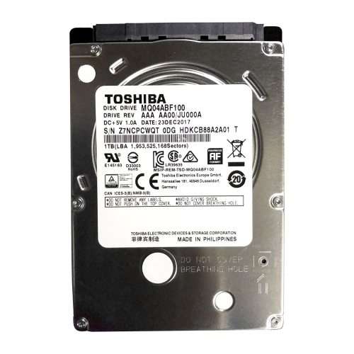 2.5` 1TB Toshiba Hard Drive
