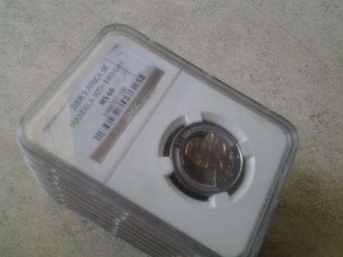 NGC GRADED MS66! 2008 MANDELA COIN