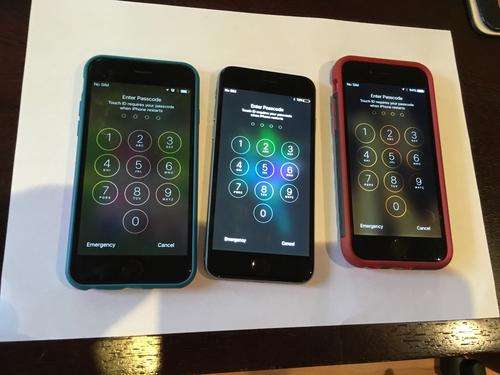 3x iPhone 6 - Package Deal - 2 x 64GB, 1 x 128GB - All 3 Space Grey with Covers