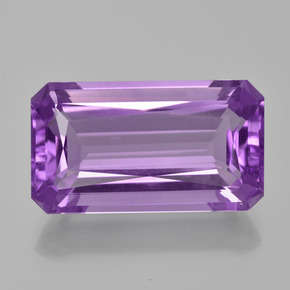 1.24CT Violet Emerald Cut Amethyst