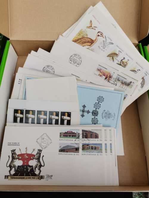 Huge Bulk lot of Homelands + SWA/Namibia - Over 300 FDC`s lots of Control blocks postcards Big CV