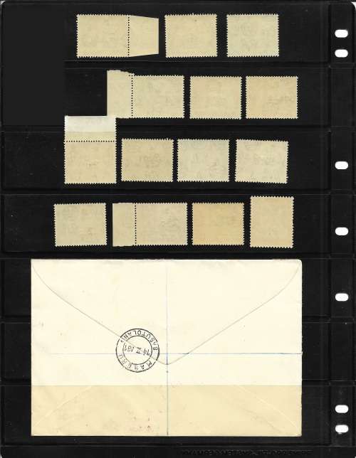 Basutoland 1961 QEII SACC58-68 Full set UMM/MM (see scan) + FDC with partial set - Min CV2,200