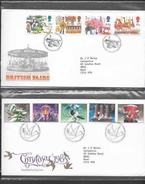 Crazy GB Wednesday (See Desc) - Lovely GB Album Filled 100+ FDCs 1970/80/90s  - CV£250 (R5700)