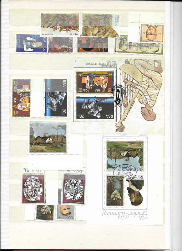 Stock book 16pg (32 sides) second hand KEK with some stamps. Good Condition - See below