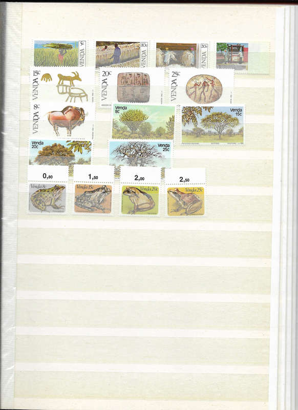 Stock book 16pg (32 sides) second hand KEK with some stamps. Good Condition - See below