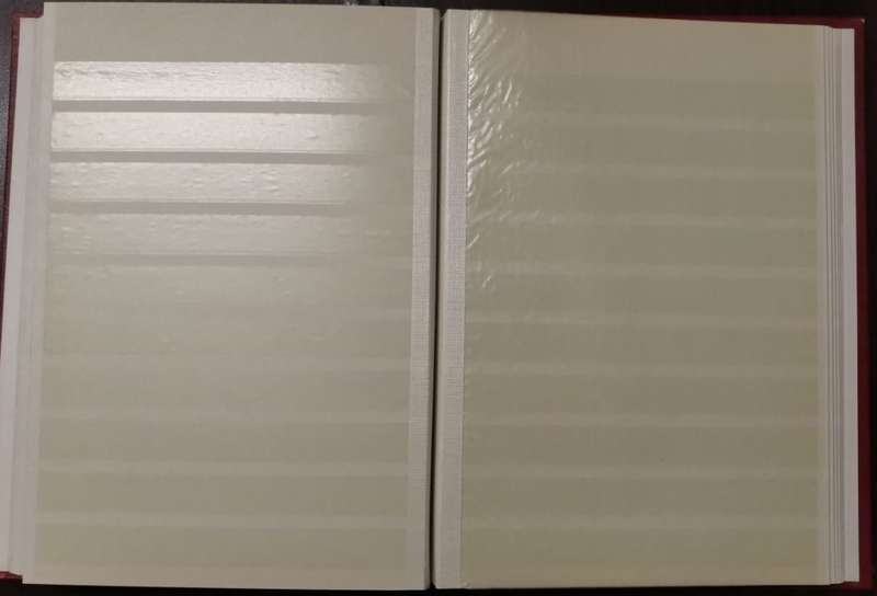 Stock book 16pg (32 sides) second hand KEK with some stamps. Good Condition - See below