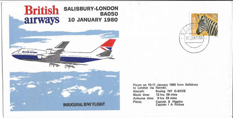 Two British Airways First Flight Covers - Must see